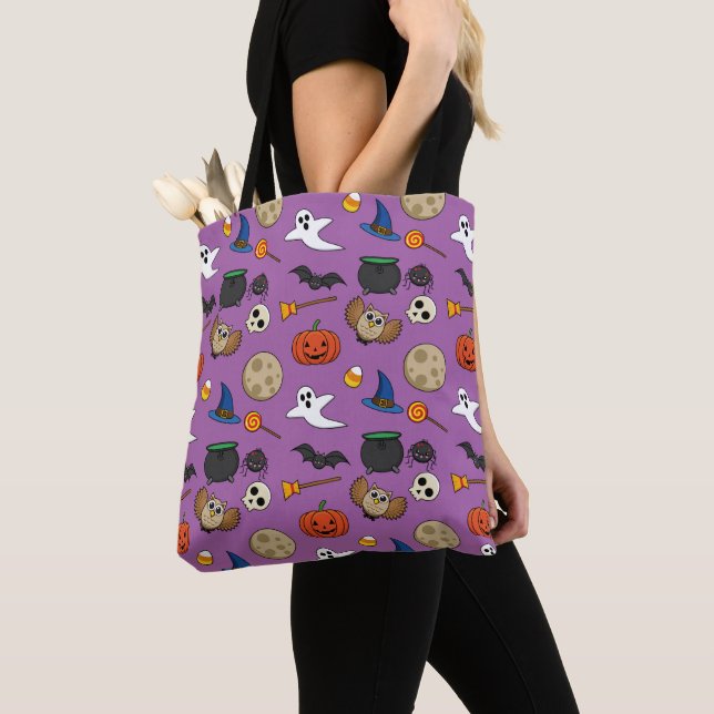 Kawaii Halloween Pack Tote Bag (Close Up)