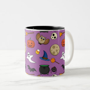 Kawaii Halloween Pack Two-Tone Coffee Mug