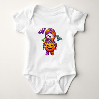 Kawaii Halloween Pumpkin Joy Baby Bodysuit