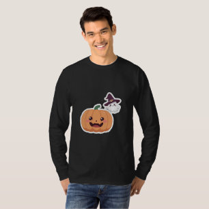Kawaii Halloween Pumpkin T-Shirt