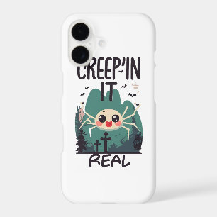 Kawaii Halloween Spider Pun