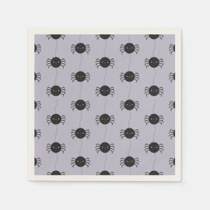 Kawaii Halloween Spiders Napkin
