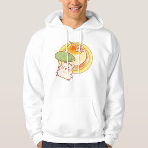 Kawaii Hamster Japanese Pudding - Purin Dessert Ar Hoodie
