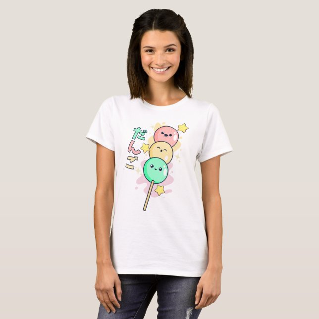 Kawaii Hanami Dango T-Shirt (Front Full)