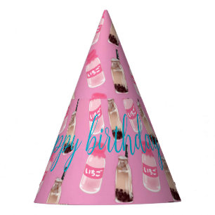 Kawaii happy birthday party hat