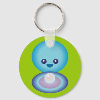 Kawaii Happy Clam Key Ring