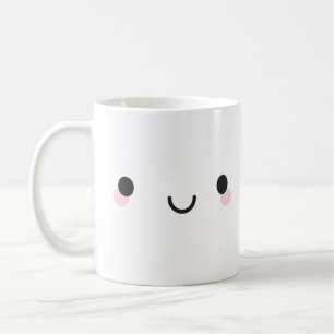 Kawaii Happy Face Coffee Mug