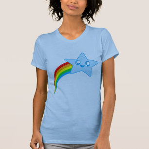 Kawaii Happy Rainbow Star T-Shirt
