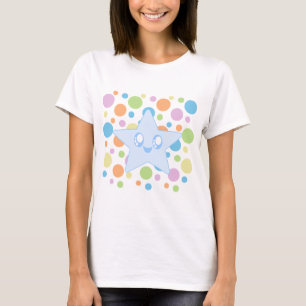 Kawaii Happy Star & Mod Bubble Dots T-Shirt