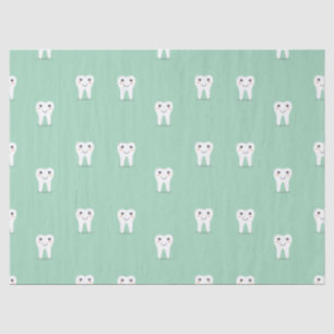 Kawaii happy tooth tissue paper