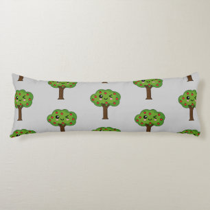 Kawaii Happy Winking Apple Tree Body Cushion