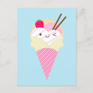 Kawaii Harajuku Crepe Postcard