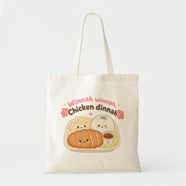 Kawaii Hawaii - Chicken dinner Tote Bag (Front)