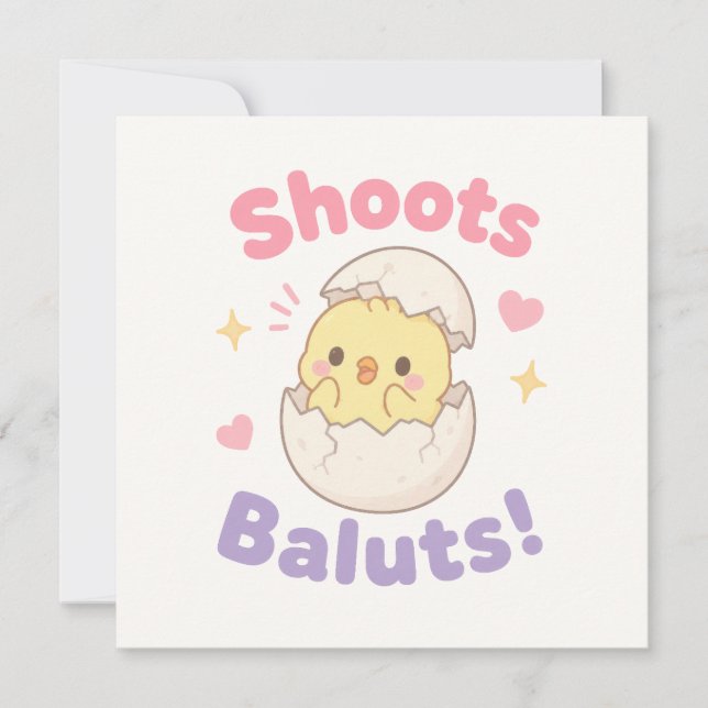 Kawaii Hawaii cute note card (Front)