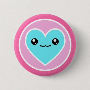 Kawaii Heart Buttons
