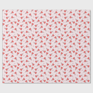 Kawaii Heart Lollipop Wrapping Paper 