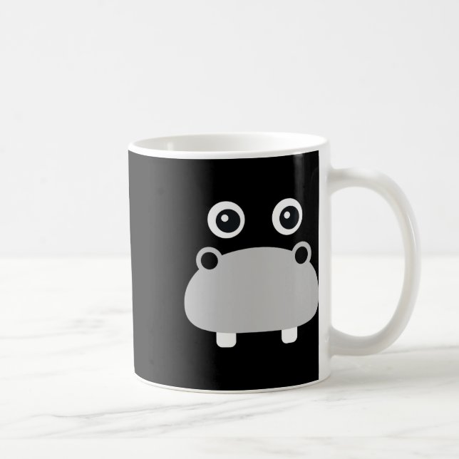 Kawaii Hippo Face Easy Halloween Costume Boys  Coffee Mug (Right)