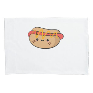 Kawaii Hotdog Pillowcase