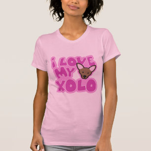 Kawaii I Love my Xolo Ladies T-Shirt