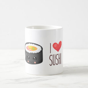 Kawaii I Love Sushi Coffee Mug