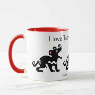 Kawaii - I love Tasmanian DEVILS - Animal lover- Mug