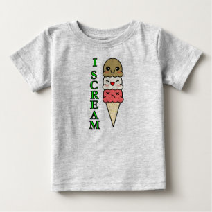 Kawaii Ice Cream Baby T-Shirt