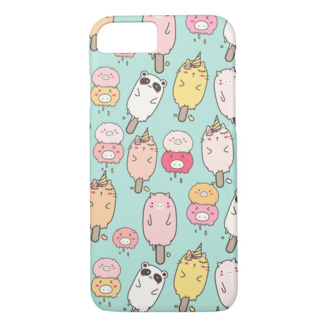 Kawaii Ice Cream Case-Mate iPhone Case (Back)