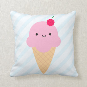 Kawaii Ice Cream Cone Cushion
