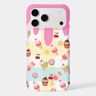 Kawaii Ice Cream & Drip Phone Case