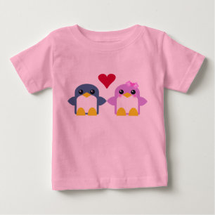 kawaii infant penguins love sweety tweety baby T-Shirt