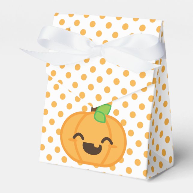 Kawaii Jack O Lantern Pumpkin Gift Box (Front Side)
