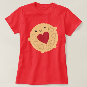 Kawaii Jammie Dodger Biscuit T-Shirt