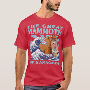 Kawaii Japanese Great Wave Great Mammoth Cute Japa T-Shirt