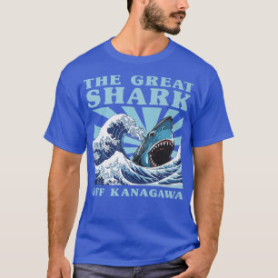 Kawaii Japanese Great Wave Great Shark Cute Japan T-Shirt