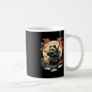 Kawaii Japanese Style Samurai Anime Panda Coffee Mug