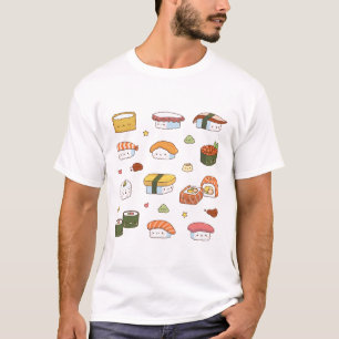 Kawaii Japanese Sushi Nigiri Maki Set  T-Shirt