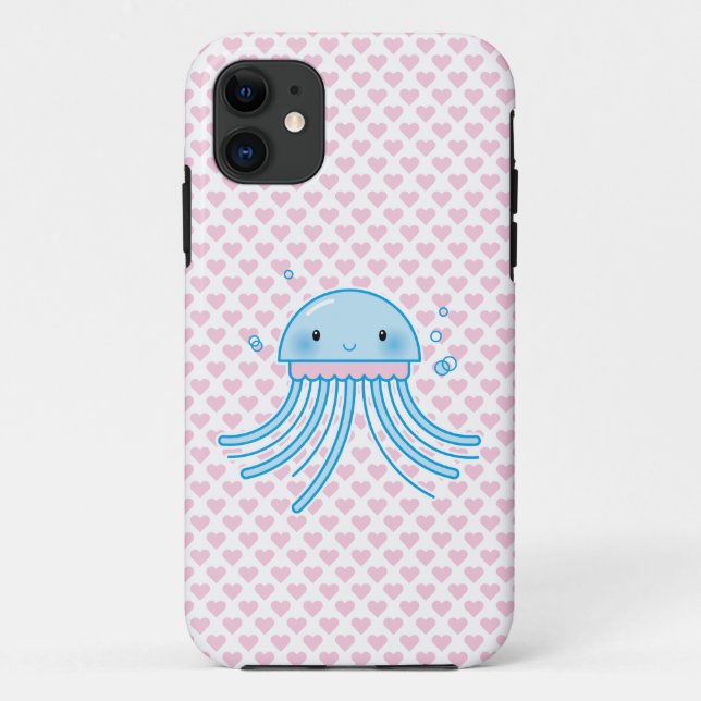 Kawaii jellyfish Case-Mate iPhone case (Back)