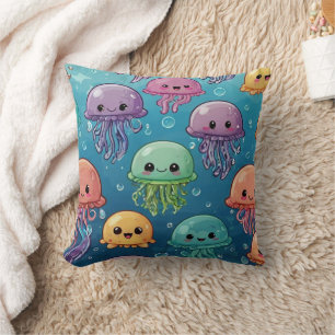 Kawaii Jellyfish Cushion