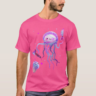 Kawaii Jellyfish Cute Underwater Fish Pastel Goth T-Shirt