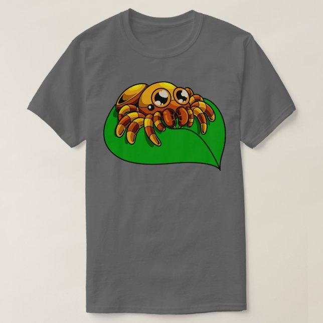Kawaii jumping spider T-Shirt (Design Front)