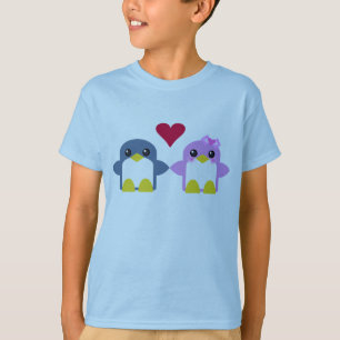 kawaii kids penguins love sweety tweety T-Shirt