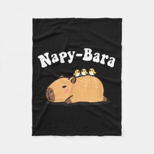 Kawaii Kids Sleep Napy Bara Boys Girls Capybara Pa Fleece Blanket