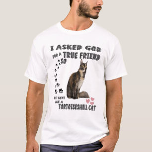 Kawaii Kitten Saying Mum Dad Print, Cute Tortoises T-Shirt