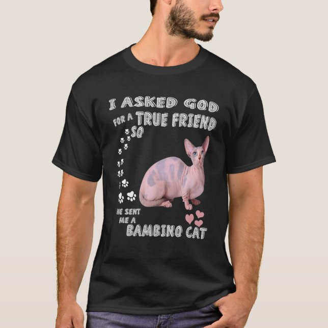 Kawaii Kitty Saying Mum, Kitten Dad Print, Cute Ba T-Shirt (Front)