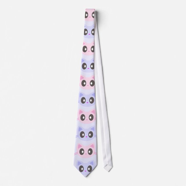 kawaii kitty tie (Front)