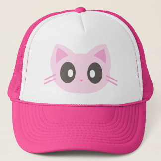 kawaii kitty trucker hat