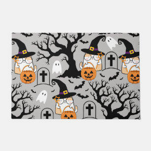 Kawaii Kitty Witch Doormat