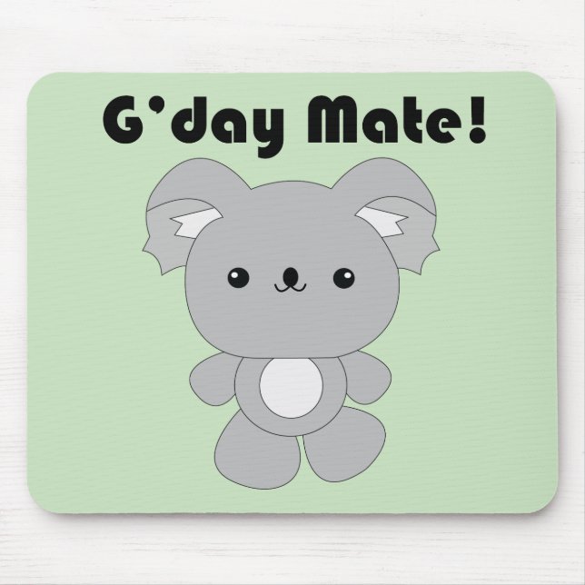 Kawaii Koala mouse pad (Front)