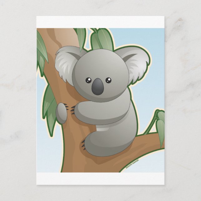 Kawaii Koala Postcard (Front)