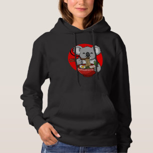 Kawaii Koala Ramen Koala Eating Noodles Japanese Hoodie